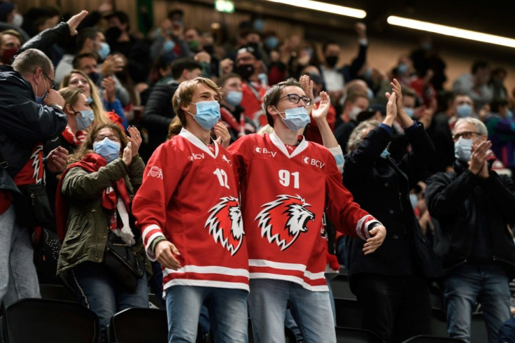 In Switzerland, stadium crowds have returned for the first time since the pandemic began