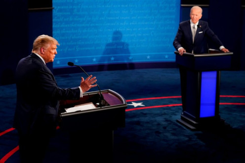 During the first debate with Joe Biden, Donald Trump gave a shout out to a far-right militia group, telling them to 'stand back and stand by'