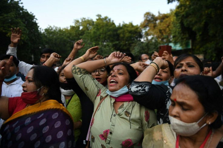The gang-rape and murder of a 19-year-old woman has triggered protests across India