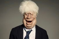 British Prime Minister Boris Johnson is among 100 characters immortalised in foam latex for a new series for streaming service BritBox
