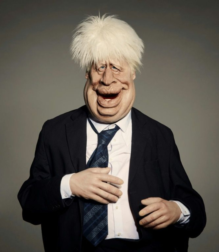 British Prime Minister Boris Johnson is among 100 characters immortalised in foam latex for a new series for streaming service BritBox