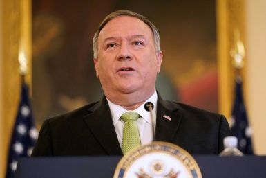 US Secretary of State Mike Pompeo, pictured in September 2020, will travel to Tokyo where he will meet with foreign ministers of Australia, India and Japan