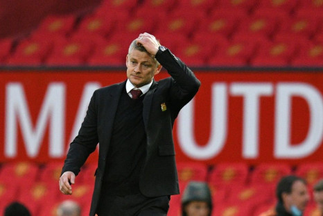 Embarrassed: Manchester United manager Ole Gunnar Solskjaer saw his side beaten 6-1 at home by Tottenham Hotspur