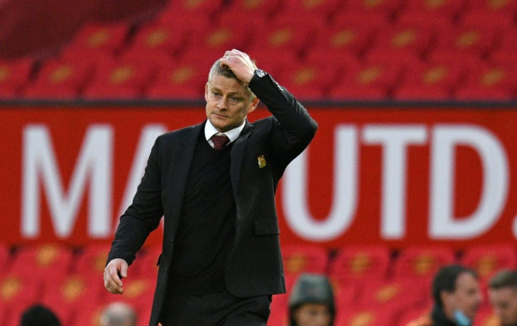 Embarrassed: Manchester United manager Ole Gunnar Solskjaer saw his side beaten 6-1 at home by Tottenham Hotspur