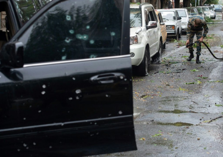 The separatists' foreign ministry said shelling of Stepanakert had resumed at 6:30 am (0230 GMT), with four shells hitting the city