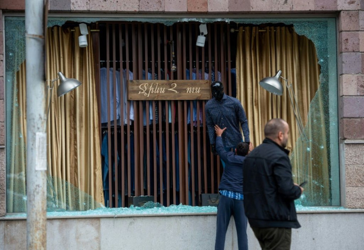 Separatist forces in the breakway enclave of Karabakh reported firefights along the frontline with the regional capital Stepanakert under heavy artillery fire