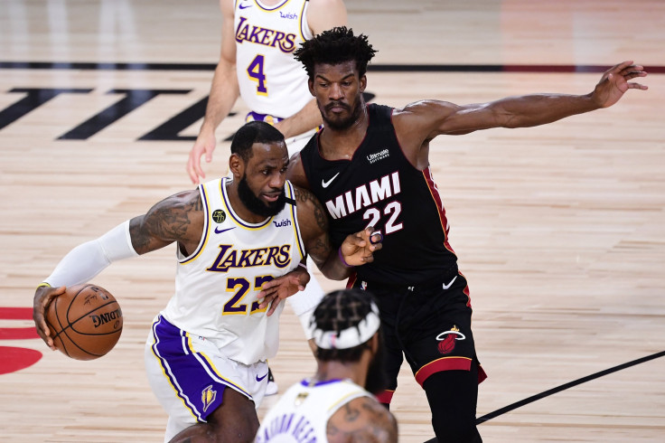 LeBron James Jimmy Butler Lakers Heat 