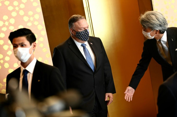 Pompeo has scrapped stops in South Korea and Mongolia given the crisis in Washington where Trump and a raft of staffers have contracted coronavirus