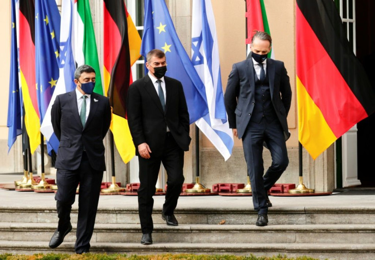German Foreign Minister Heiko Maas declared the first meeting of the Israeli and Emirati foreign ministers 'historic'