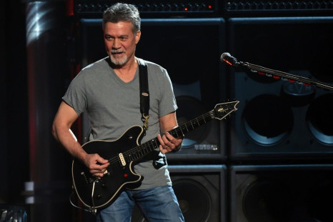 Eddie Van Halen performs onstage during the 2015 Billboard Music Awards at in Las Vegas