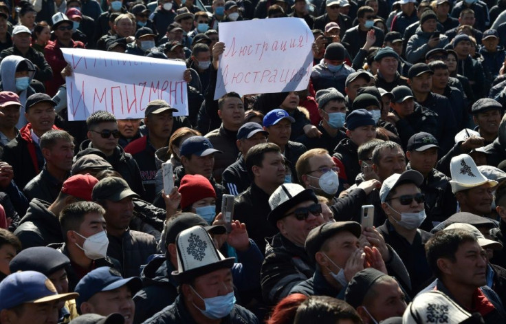 Clashes and angry demonstrations forced Kyrgyz officials to annul the results of an election, but the protests are fuelled by longer-term tensions stemming from a rivalry between the incumbent president and his predecessor