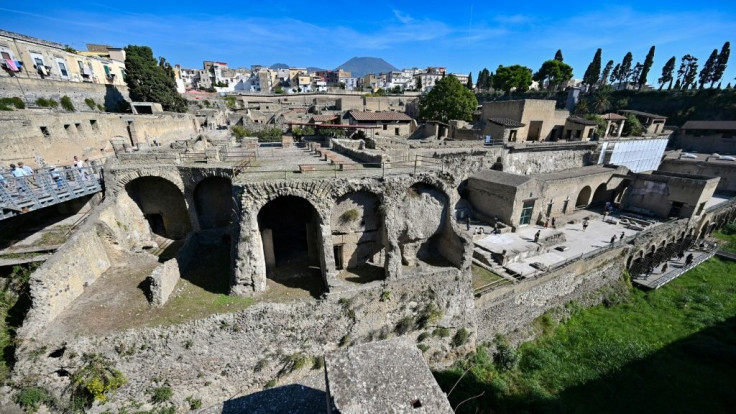 The preserved brain cells were found in the remains of a man at the archaeological site at Herculaneum