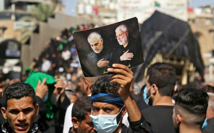The huge crowds of Shiite pilgrims who throng the Iraqi shrine city of Karbala for Arbaeen are as keen to honour their modern "martyrs" as Imam Hussein, the revered seventh-century religious figure whose mausoleum it houses