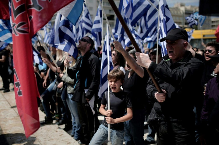Supporters of Golden Dawn have long been active in protests