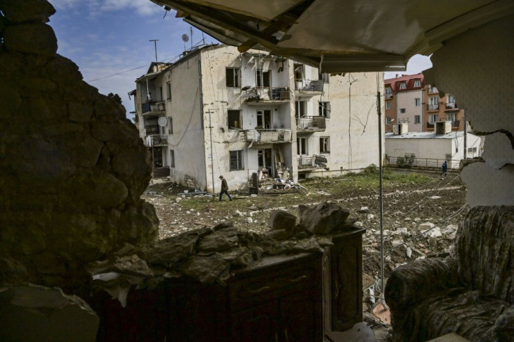 Nagorno-Karabakh's regional capital Stepanakert continues to face regular shelling