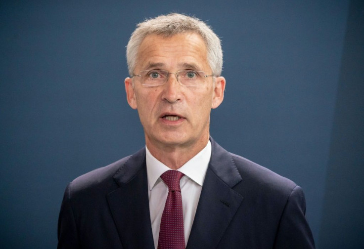NATO Secretary General Jens Stoltenberg (pictured August 2020) repeated the alliance's longstanding position that it will end its mission in Afghanistan only when conditions on the ground permit