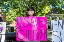 "Save the Children" rallies are flaring in the US