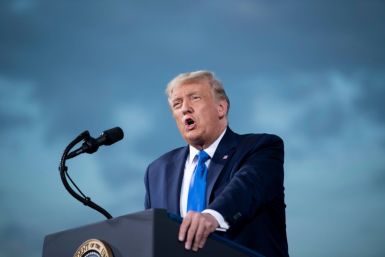President Donald Trump, speaking in September 2020 in Jacksonville, Florida, has ramped up the use of economic sanctions