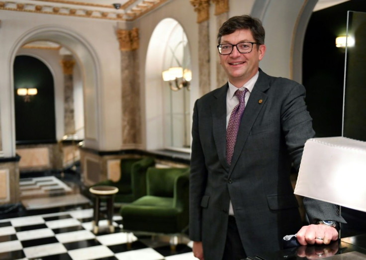 General manager Francois-Olivier Luiggi says his hotel is normally "non-stop" this time of year