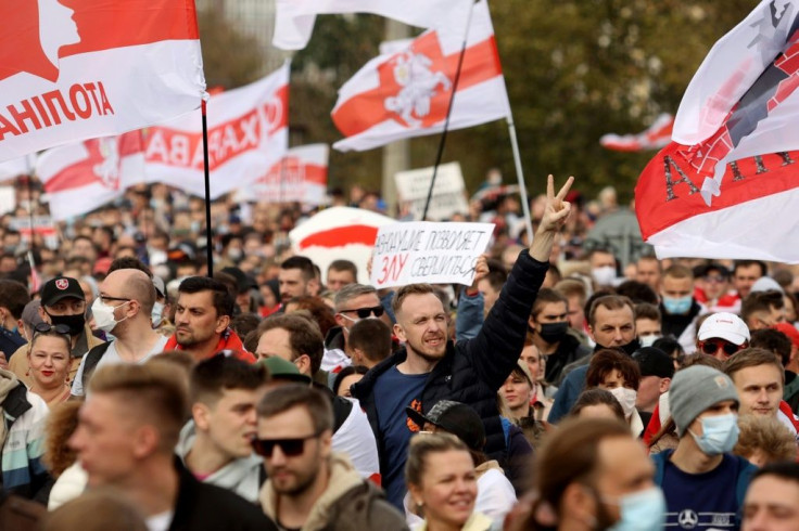 Tens of thousands of Belarusians have demonstrated weekly following the presidential election