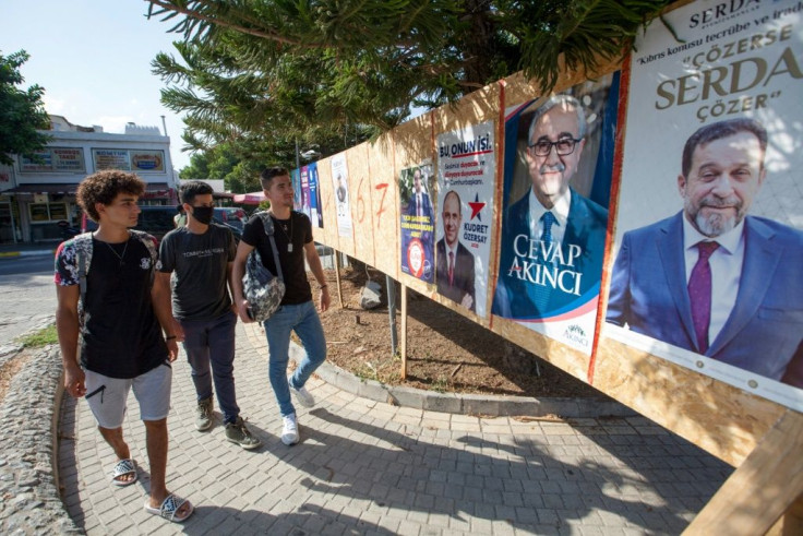 Voters in the breakaway Turkish Republic of Northern Cyprus started casting ballots for a new leader amid tensions on the divided island and in the eastern Mediterranean