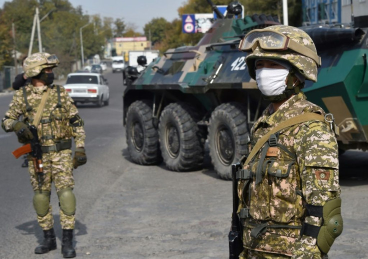 Soldiers were on the streets of Kyrgyz capital Bishkek Saturday, but things looked closer to normal a day later