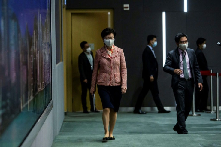 Hong Kong's Chief Executive Carrie Lam was originally due to make an annual policy speech on Wednesday