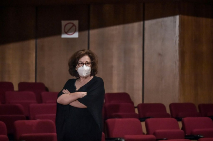 Magda Fyssas, the mother of anti-fascist rapper Pavlos Fyssas who was murdered by Golden Dawn, watched the proceedings in the courtroom