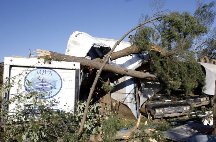 after Wednesday&#039;s tornado ripped through in Brimfield, Massachusetts