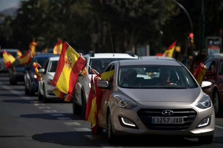 Anti-government protest in Malaga