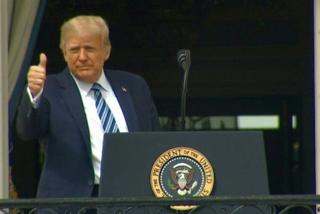 President Donald Trump appears maskless before hundreds of supporters for his first public event since contracting Covid-19, declaring from the White House balcony that the US will defeat what he calls 'the China virus." Trump addresses a cheering crowd o