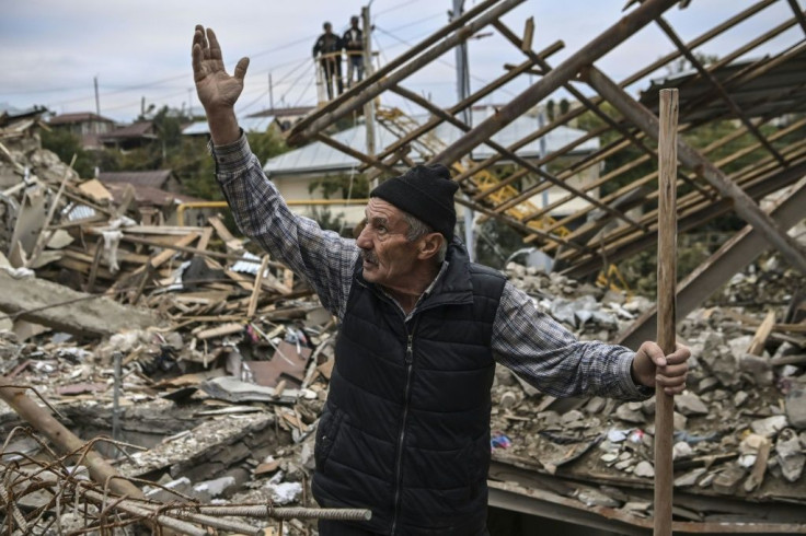More than two weeks of fighting between the Caucasus rivals has left almost 600 dead, including 73 civilians