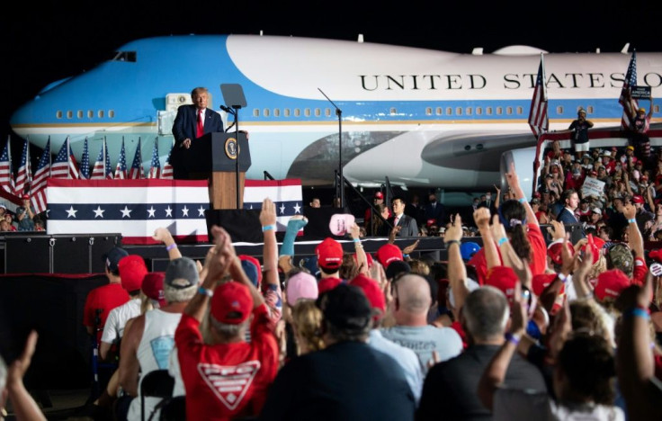 US President Donald Trump is back on the campaign after he spent time in hospital for Covid-19