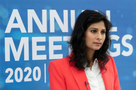 IMF chief economist Gita Gopinath told AFP a US major stimulus package would increase growth by two percentage points next year