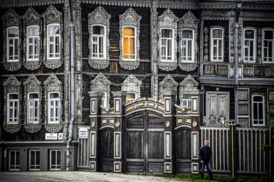 The Siberian city of Tomsk is famed for its ornate wooden houses