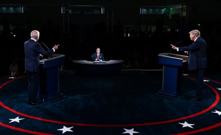 The first of three scheduled presidential debates was widely criticized for descending into an angry shouting match as Donald Trump attempted to inflict a late wound to Joe Biden's campaign