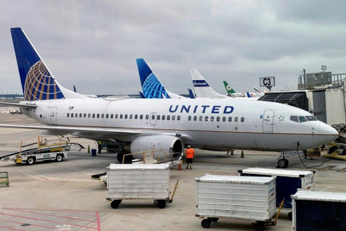 A United Airlines plane