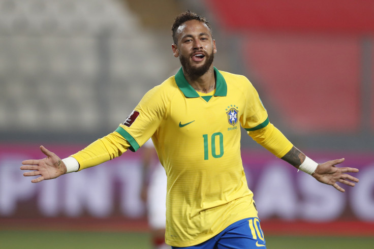 Neymar surpasses Ronaldo for No. 2 in Brazil's all-time goalscoring list.