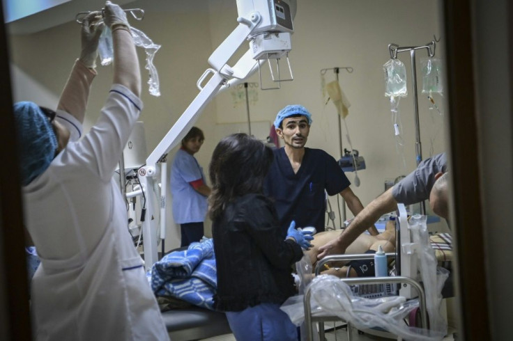 Doctors at a hospital in Nagorno-Karabakh have grown used to the bombing