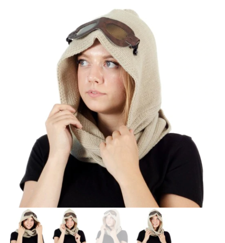 Rey Hooded Scarf (Product Image)