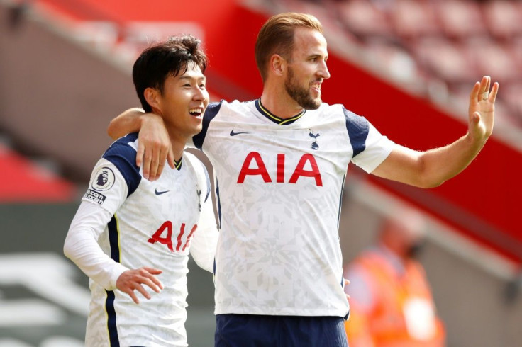 Son Heung-min (left) and Harry Kane (right) have combined for 15 goals already this season