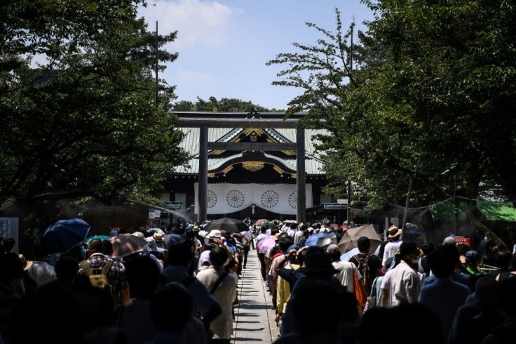 The Yasukuni shrine honours some 2.5 million war dead, mostly Japanese, but also senior military and political figures convicted of war crimes