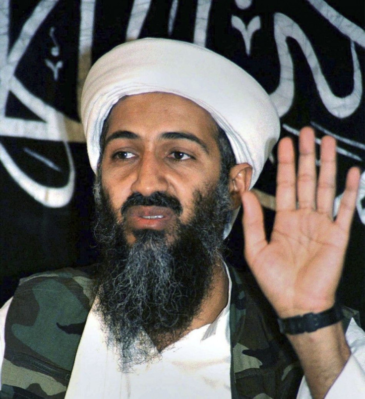 A file photo of Bin Laden in Afghanistan