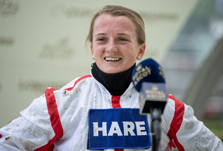 Hollie Doyle is the boss says boyfriend Tom Marquand whilst she says he is the romantic but they shared the riding honours at British Champions Day at Ascot