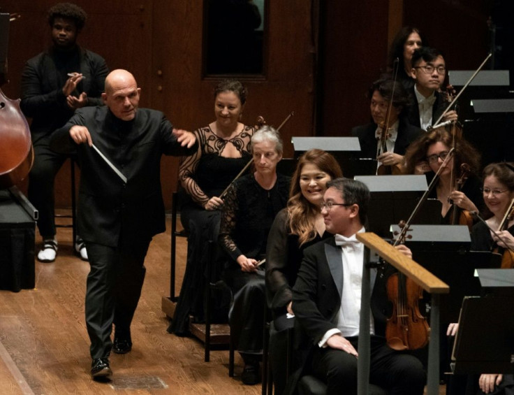 Jaap van Zweden, musical director of New York's famed Philharmonic, shown here in 2018