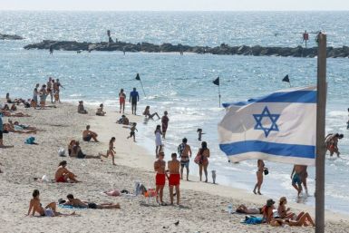 The beach in the Israeli coastal city of Tel Aviv reopened on Sunday as new infection numbers receded