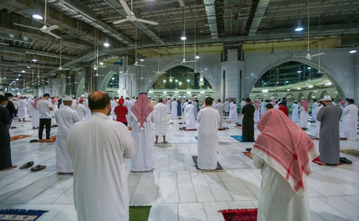 The Grand Mosque in Mecca is the site of the annual hajj pilgrimage but only 10,000 people were allowed to take part this year