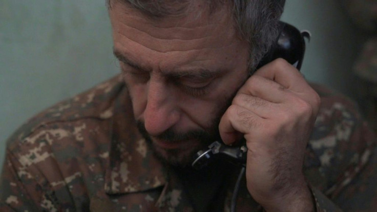 Armenian soldiers hold their frontline positions in the war-hit region of Nagorno-Karabakh while another brief ceasefire falls apart as neighbouring Azerbaijan and Armenia battle for control of the contested area.