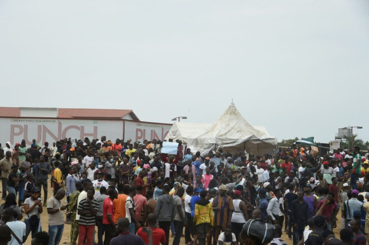 The demonstrations brought Nigeria's economic hub of Lagos to a standstill