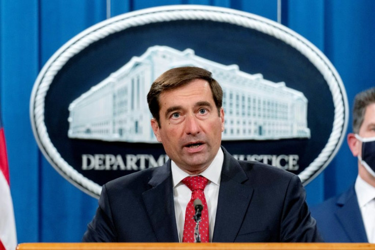 Assistant US Attorney General John Demers announces the indictment of six Russians for cybercrimes